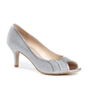 Pink by Paradox London - Glitter chester mid heel kitten h