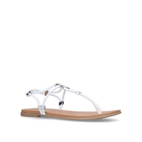 Debenhams  Carvela - White Ace flat sandals