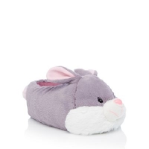 Lounge & Sleep - Light grey rabbit slippers