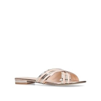 Debenhams  Carvela - Bronze Beam flat sandals