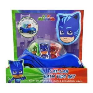 PJ Masks - Cat-Car Bath Tidy Gift Set