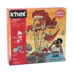 Debenhams  KNex - Thrill Rides - T-Rex Fury roller coaster building 