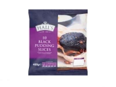 Halls 10 Black Pudding Slices £0.99