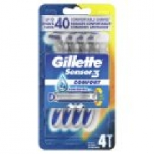 Sensor3 Comfort Mens Disposable Razor 4 Pack £2.50
