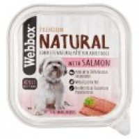 Asda Webbox Premium Natural with Salmon Dog Food Tray