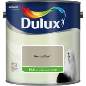 Dulux Silk Emulsion Paint Overtly Olive 2.5L £13.00