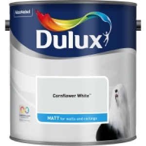 Dulux Cornflower White Matt Emulsion Paint 2.5L £13.00