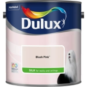 Dulux Silk Emulsion Paint Blush Pink 2.5L £13.00