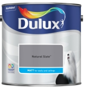 Dulux Matt Emulsion Paint Natural Slate 2.5L £13.00
