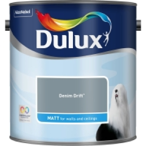 Dulux Matt Emulsion Paint Denim Drift 2.5L £13.00