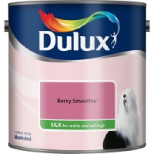 Dulux Silk Emulsion Paint Berry Smoothie 2.5L £13.00