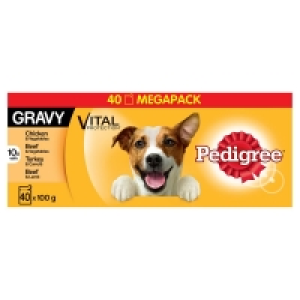 Pedigree Adult Dog Food in Gravy 40 x 100g £9.00