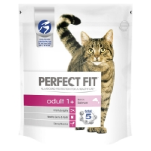 Perfect Fit Complete Salmon Adult Dry Cat Food 750g £3.50