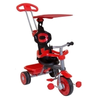 QDStores  Trike 4 In 1 Tricycle 3 Wheel With Canopy & Safety Guard