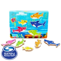 HomeBargains  Pinkfong Baby Shark Wooden Sound Puzzle