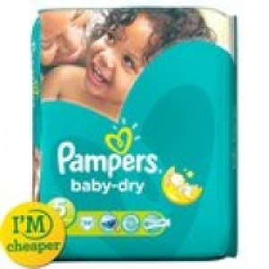 Pampers Baby Dry Size 5 Junior 11-25Kg £8.50