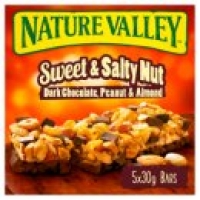 Asda Nature Valley Sweet & Salty Nut Dark Chocolate, Peanut & Almond Cereal Bar