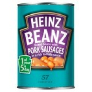 Heinz Beanz and Pork Sausages £1.00