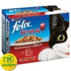 Felix Senior 7+ Mixed Selection in Jelly