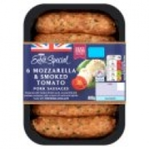 Mozzarella & Smoked Tomato Pork Sausages £2.15