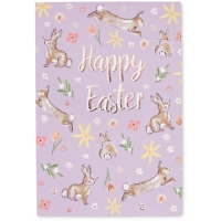 Aldi  Happy Easter Bunny Greeting Card