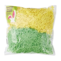 Aldi  Easter Yellow/Green Shredding Paper