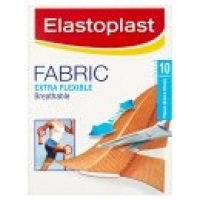 Asda Elastoplast Fabric Extra Flexible Dressing Strips 10 pack