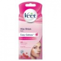 Asda Veet Face EasyGrip Ready to Use Wax Strips