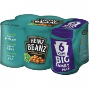 HEINZ BAKED BEANS 6 PACK £2.79