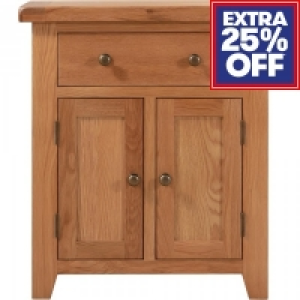 Chatsworth Oak Small Sideboard 2 Door 1 Drawer £134.10