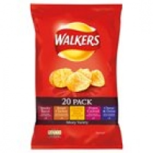 Walkers Meaty Variety Flavour Crisps Mult