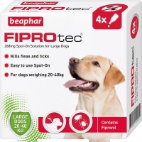 JTF  FIPROtec Flea Spot On Large Dog 4 pipettes