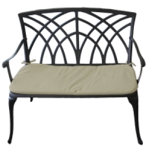 Charles Bentley Metal Cast Aluminium 2-Seater Bench £139.99