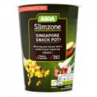 Asda Asda Slimzone Singapore Noodle Snack Pot