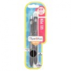 Asda Papermate 2 Black Medium Gel Point Pens