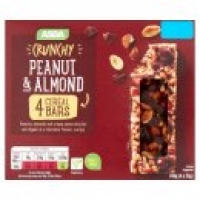 Asda Asda 4 Crunchy Peanut & Almond Cereal Bars