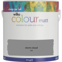 Wilko  Wilko Storm Cloud Matt Emulsion Paint 2.5L