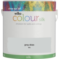 Wilko  Wilko Grey Skies Silk Emulsion Paint 2.5L