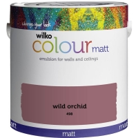 Wilko  Wilko Wild Orchid Matt Emulsion Paint 2.5L