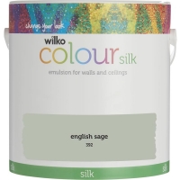 Wilko  Wilko English Sage Silk Emulsion Paint 2.5L