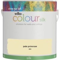 Wilko  Wilko Pale Primrose Silk Emulsion Paint 2.5L