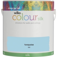 Wilko  Wilko Turquoise Silk Emulsion Paint 2.5L