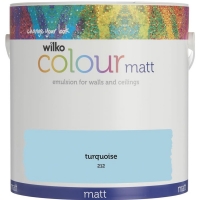 Wilko  Wilko Turquoise Matt Emulsion Paint 2.5L