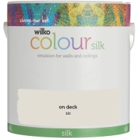 Wilko  Wilko On Deck Silk Emulsion Paint 2.5L