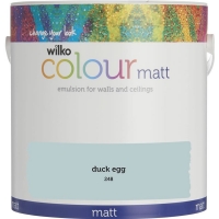 Wilko  Wilko Duck Egg Matt Emulsion Paint 2.5L
