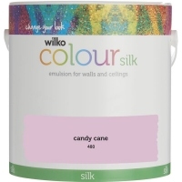 Wilko  Wilko Silk Emulsion Paint Candy Cane 2.5L