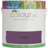 Wilko  Wilko Plum Berry Silk Emulsion Paint 2.5L
