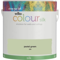 Wilko  Wilko Pastel Green Silk Emulsion Paint 2.5L