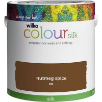 Wilko  Wilko Nutmeg Spice Silk Emulsion Paint 2.5L