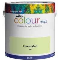 Wilko  Wilko Lime Sorbet Matt Emulsion Paint 2.5L